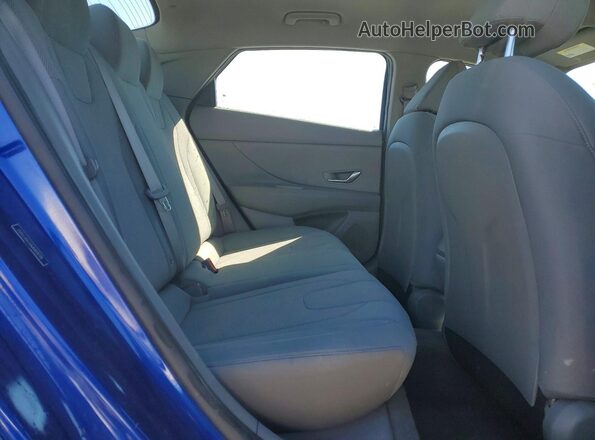5NPLL4AG0MH039798 2021 HYUNDAI ELANTRA Blue Հետևի նստատեղերի տեսք