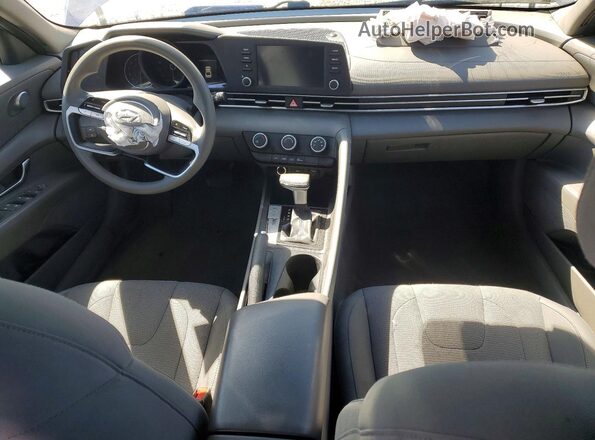 5NPLL4AG0MH039798 2021 HYUNDAI ELANTRA Blue Առջևի վահանակի տեսք