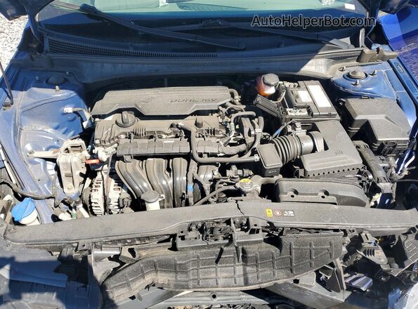 5NPLL4AG0MH039798 2021 HYUNDAI ELANTRA Blue Սալոնի հետևի տեսք