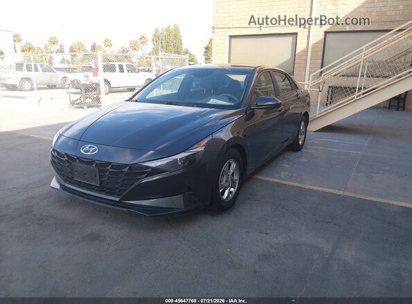 5NPLL4AG0MH042152 2021 HYUNDAI ELANTRA Gray Передня ліва чверть