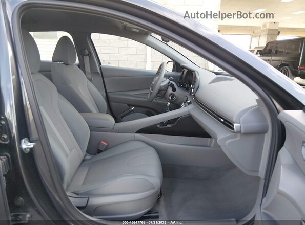 5NPLL4AG0MH042152 2021 HYUNDAI ELANTRA Gray Вид салону спереду