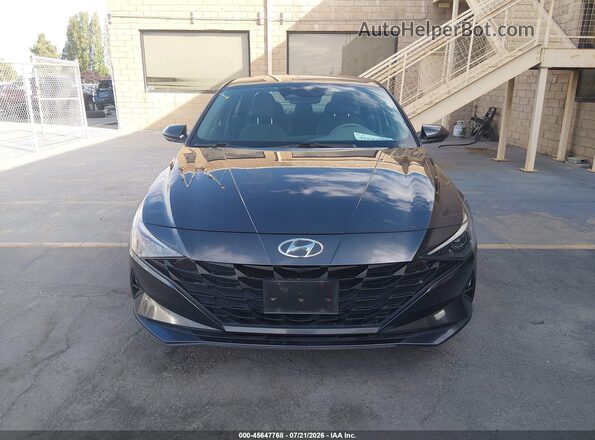 5NPLL4AG0MH042152 2021 HYUNDAI ELANTRA Gray Вид щитка приладів