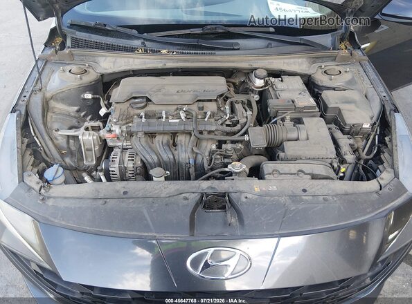 5NPLL4AG0MH042152 2021 HYUNDAI ELANTRA Gray Вид ззаду