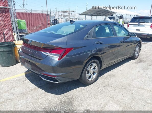 5NPLL4AG0MH048470 2021 HYUNDAI ELANTRA Черный Задняя правая четверть