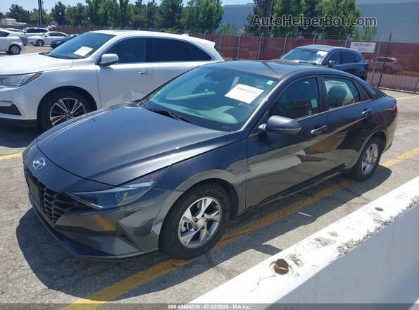 5NPLL4AG0MH048470 2021 HYUNDAI ELANTRA Черный Передняя левая четверть