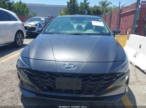 5NPLL4AG0MH048470 2021 HYUNDAI ELANTRA Черный Вид щитка приборов