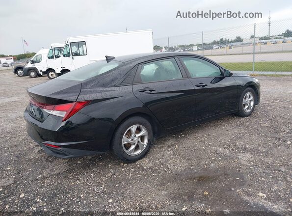 5NPLL4AG0MH049537 2021 HYUNDAI ELANTRA Black Задня права чверть