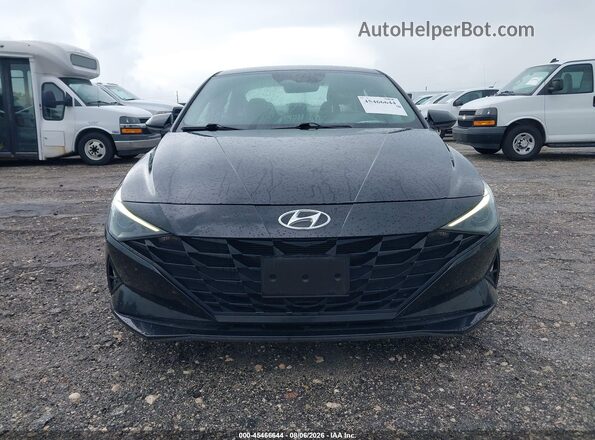 5NPLL4AG0MH049537 2021 HYUNDAI ELANTRA Black Вид спереду