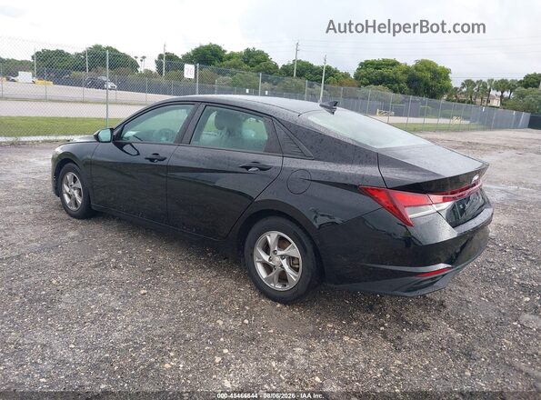 5NPLL4AG0MH049537 2021 HYUNDAI ELANTRA Black Задня ліва чверть