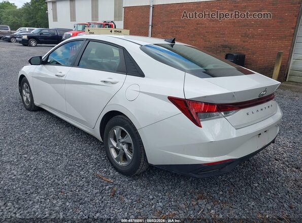 5NPLL4AG0MH049618 2021 HYUNDAI ELANTRA White Задня ліва чверть