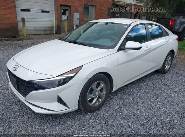 5NPLL4AG0MH049618 2021 HYUNDAI ELANTRA White Передня ліва чверть