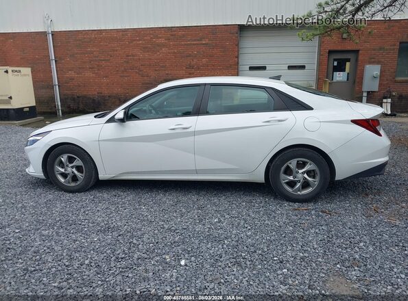 5NPLL4AG0MH049618 2021 HYUNDAI ELANTRA White 