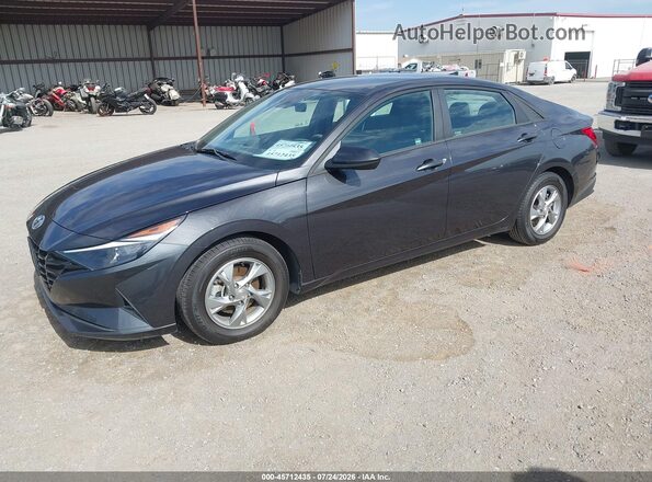 5NPLL4AG0MH049814 2021 HYUNDAI ELANTRA Gray Vista tres cuartos delantera izquierda