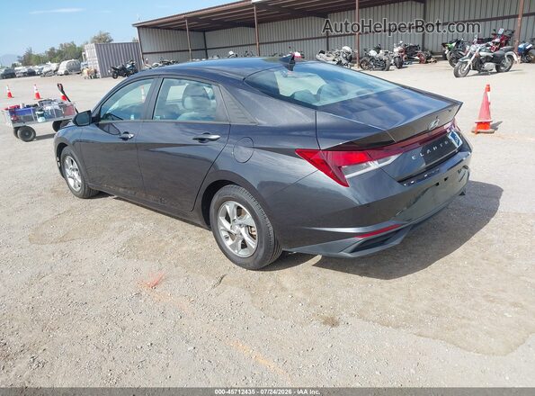 5NPLL4AG0MH049814 2021 HYUNDAI ELANTRA Gray Trasero izquierdo