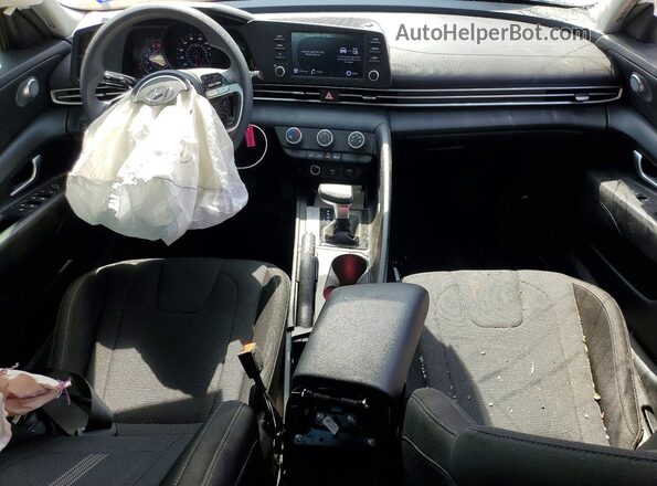 5NPLL4AG0MH050428 2021 HYUNDAI ELANTRA White Вид панелі приладів