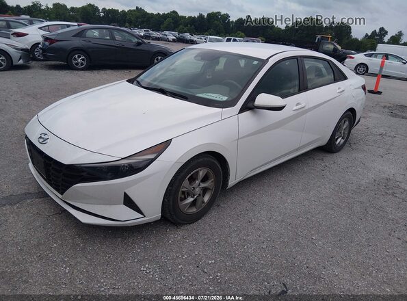 5NPLL4AG0MH050607 2021 HYUNDAI ELANTRA Белый Передняя левая четверть
