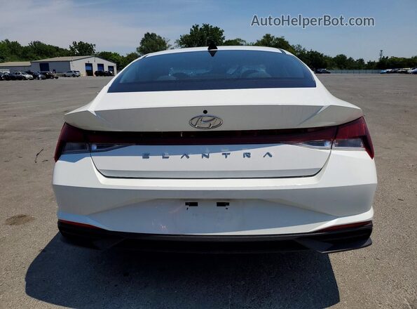 5NPLL4AG1MH038904 2021 HYUNDAI ELANTRA Белый Вид сзади