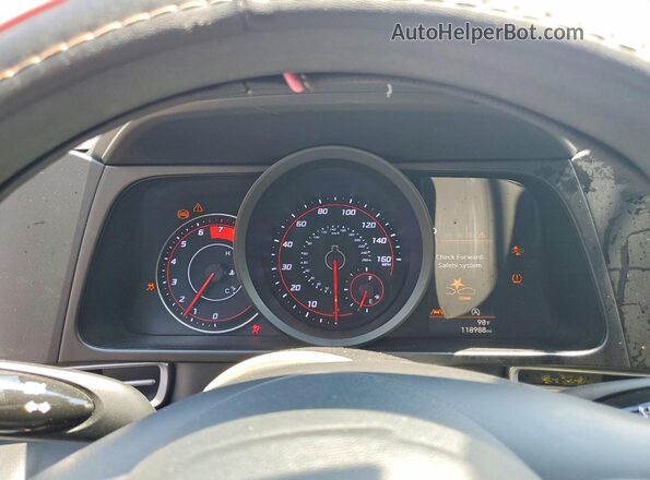 5NPLL4AG1MH038904 2021 HYUNDAI ELANTRA Белый Вид щитка приборов