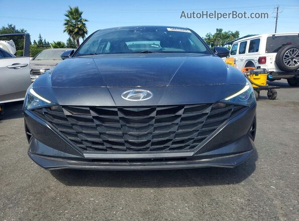 5NPLL4AG1MH040944 2021 HYUNDAI ELANTRA Charcoal Vista frontal