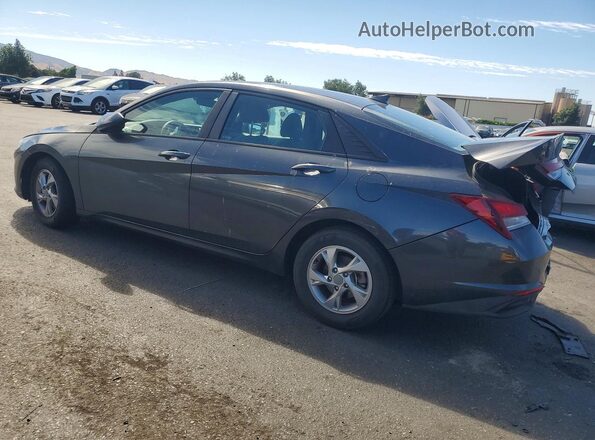 5NPLL4AG1MH040944 2021 HYUNDAI ELANTRA Charcoal Trasero izquierdo