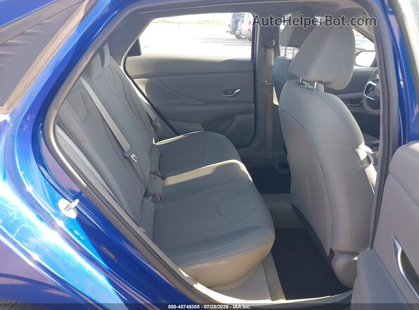5NPLL4AG1MH042578 2021 HYUNDAI ELANTRA Blue Вид наклейки з VIN-кодом