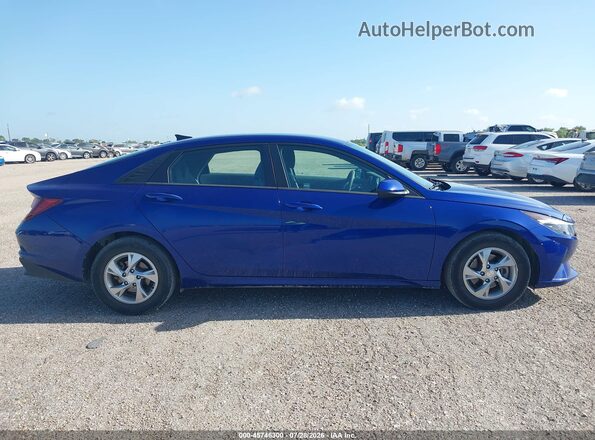 5NPLL4AG1MH042578 2021 HYUNDAI ELANTRA Blue Вид задньої частини салону
