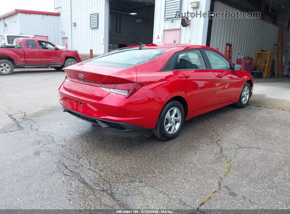 5NPLL4AG1MH045951 2021 HYUNDAI ELANTRA Red Rear right