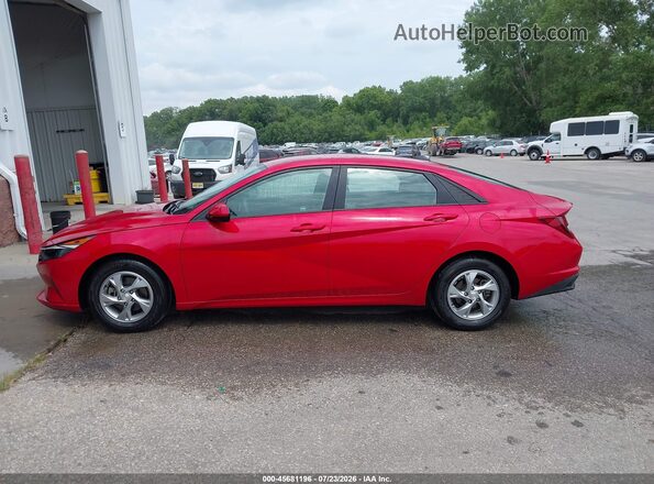 5NPLL4AG1MH045951 2021 HYUNDAI ELANTRA Red 
