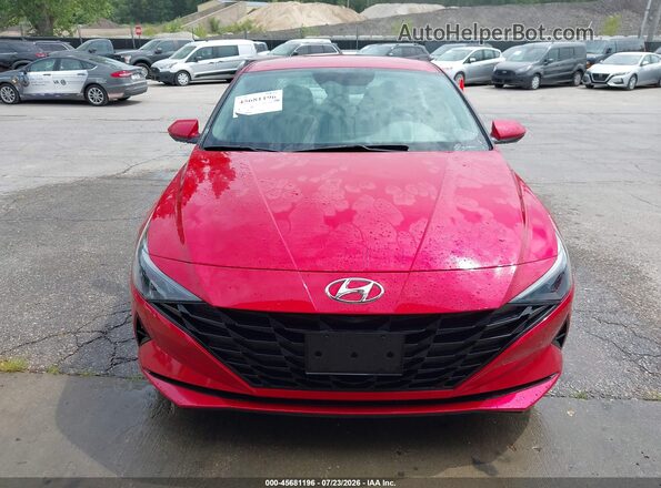 5NPLL4AG1MH045951 2021 HYUNDAI ELANTRA Red 