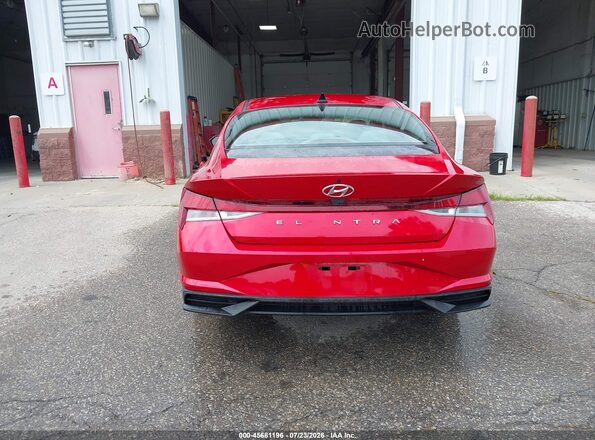 5NPLL4AG1MH045951 2021 HYUNDAI ELANTRA Red 
