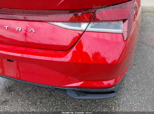 5NPLL4AG1MH045951 2021 HYUNDAI ELANTRA Red 