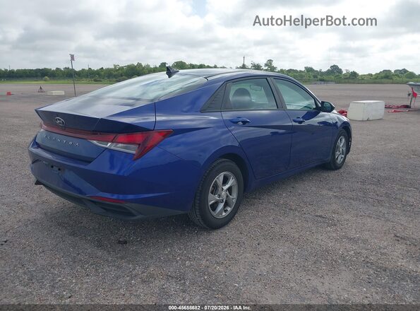 5NPLL4AG1MH048266 2021 HYUNDAI ELANTRA Blue Trasero derecho