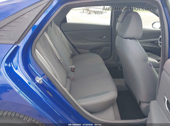 5NPLL4AG1MH048266 2021 HYUNDAI ELANTRA Blue Vista de la etiqueta del VIN