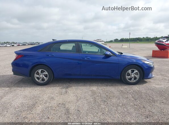 5NPLL4AG1MH048266 2021 HYUNDAI ELANTRA Blue Vista interior trasera