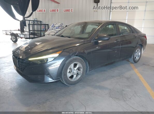 5NPLL4AG1MH050986 2021 HYUNDAI ELANTRA Gray Przód lewy