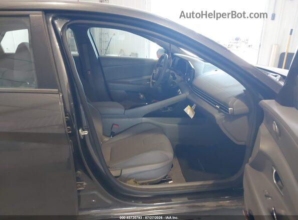 5NPLL4AG1MH050986 2021 HYUNDAI ELANTRA Gray Widok wnętrza z przodu