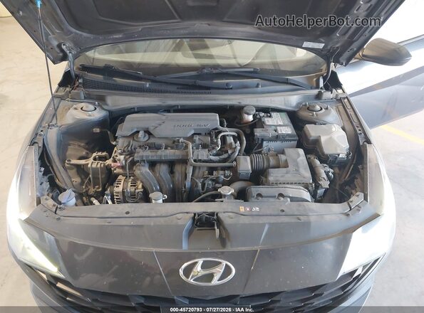 5NPLL4AG1MH050986 2021 HYUNDAI ELANTRA Gray Widok z tyłu