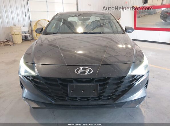 5NPLL4AG1MH050986 2021 HYUNDAI ELANTRA Gray Widok zestawu wskaźników