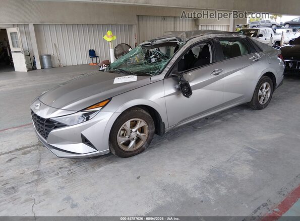 5NPLL4AG1PH117090 2023 HYUNDAI ELANTRA Silver წინა მარცხენა ხედი სამი მეოთხედიდან