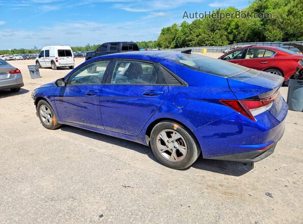 5NPLL4AG2MH014045 2021 HYUNDAI ELANTRA Blue უკანა მარცხენა