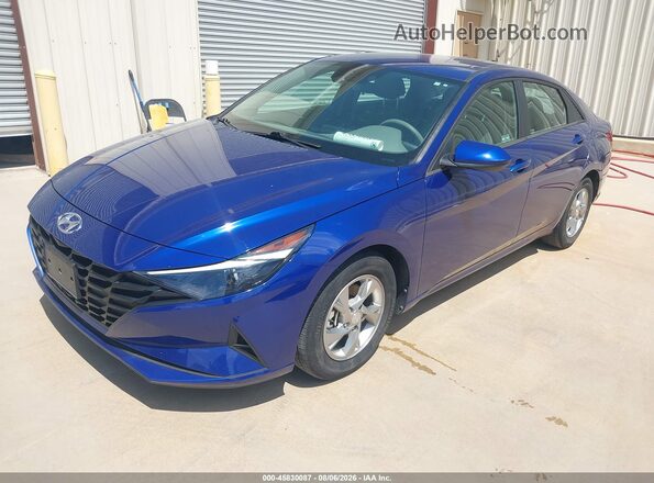 5NPLL4AG2MH046364 2021 HYUNDAI ELANTRA Blue Przód lewy