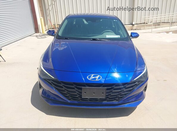 5NPLL4AG2MH046364 2021 HYUNDAI ELANTRA Blue Widok wnętrza 360 stopni