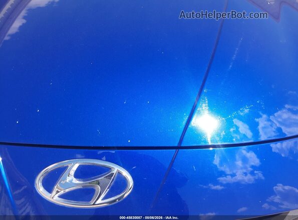 5NPLL4AG2MH046364 2021 HYUNDAI ELANTRA Blue Widok zestawu wskaźników
