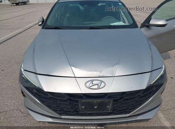 5NPLL4AG2MH046994 2021 HYUNDAI ELANTRA Gray Front view