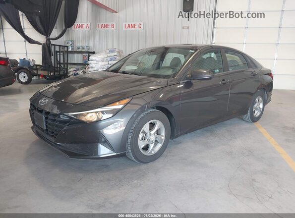 5NPLL4AG2MH047515 2021 HYUNDAI ELANTRA Gray Vista tres cuartos delantera izquierda