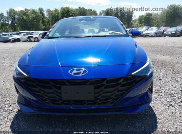 5NPLL4AG2MH048311 2021 HYUNDAI ELANTRA Blue სალონის 360-გრადუსიანი ხედი