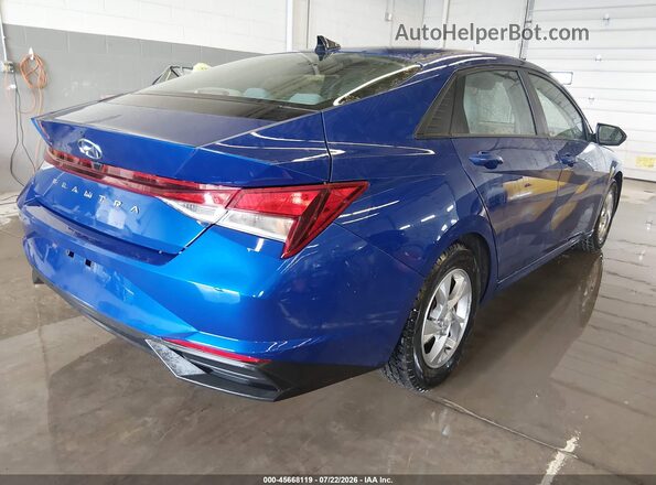 5NPLL4AG2MH048311 2021 HYUNDAI ELANTRA Blue უკანა მარჯვენა