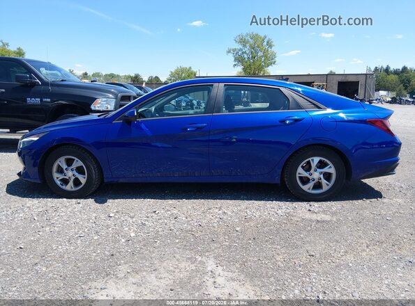 5NPLL4AG2MH048311 2021 HYUNDAI ELANTRA Blue 