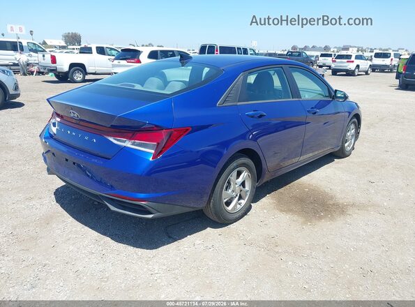 5NPLL4AG2MH049412 2021 HYUNDAI ELANTRA Blue Tył prawy