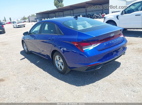 5NPLL4AG2MH049412 2021 HYUNDAI ELANTRA Blue Tył lewy